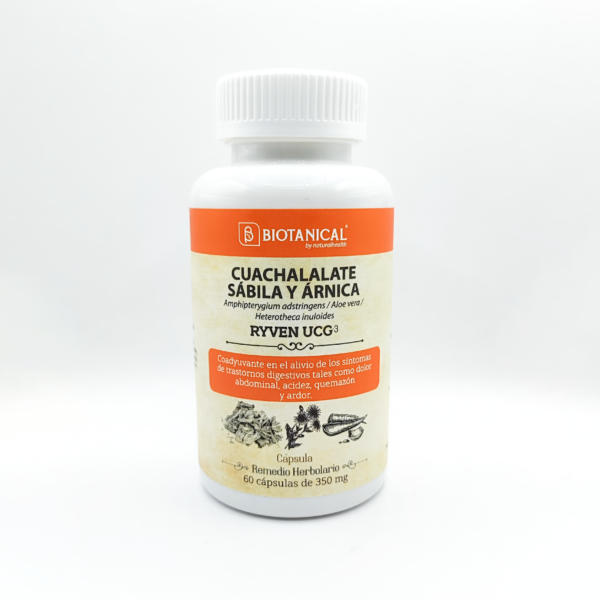 Cuachalalate sabila y Arnica