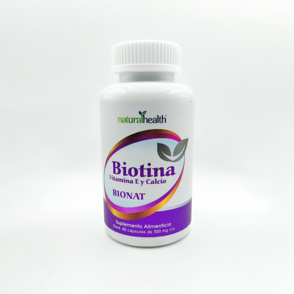 Biotina vitamina E y calcio