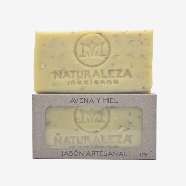 JABÓN SÓLIDO AVENA Y MIEL 125GR